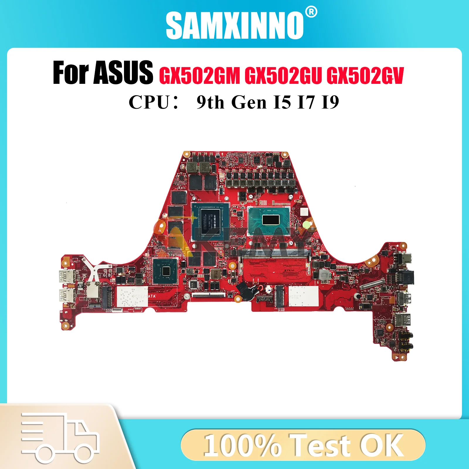 

GX502GW Материнская плата для ноутбука ASUS ROG Zephyrus GX502GU GX502GV MW502G GX502GM GX502G GX502GW Материнская плата I5 I7 I9 Процессор 100% тестирование