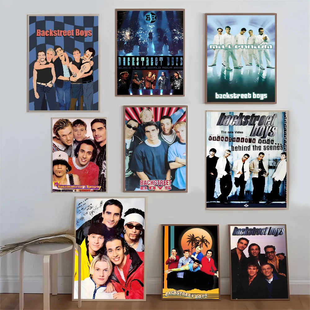 Backstreet Boys  DIY Sticky Poster Whitepaper Prints Posters Artwork Vintage Decorative Painting