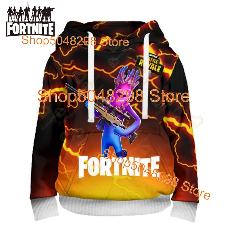 Fortnite sweats à capuche pull sweat victoire Royale 3D sweats à capuche Streetwear vêtements à capuche hauts pour enfants cadeaux d'anniversaire