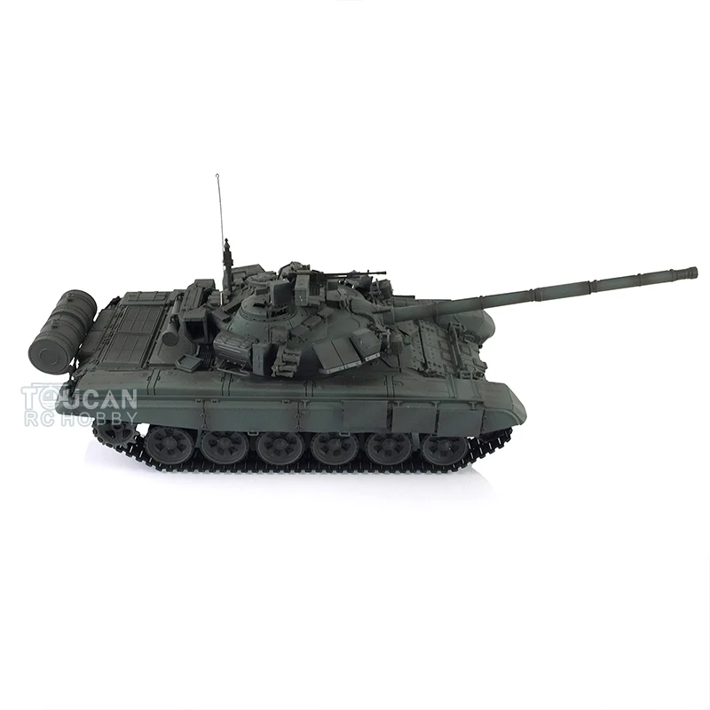 2.4G Henglong 1/16 Green 7.0 Upgraded Ver Metal Ver Russia T90 RC Tank 3938 Metal Tracks Idlers BBs Airsoft