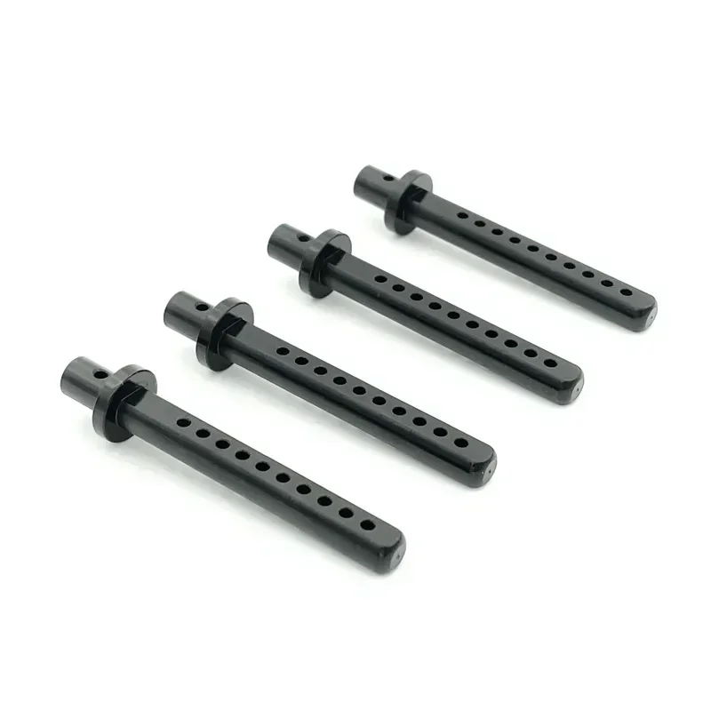 Soporte de poste de cuerpo de montaje de columna de carcasa de coche de control remoto de Metal de 4 Uds con Clips R para piezas de mejora 1/10 Crawler Axial SCX10