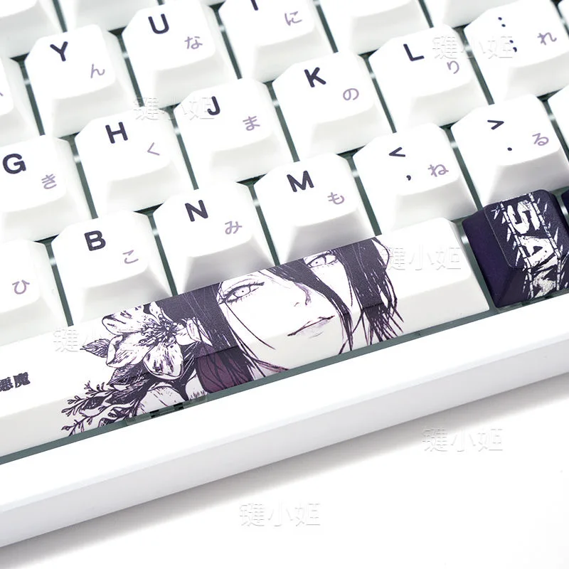 Reze Keycaps بالمنشار رجل موضوع أنيمي PBT صبغ sub 123 مفاتيح لوحة المفاتيح أغطية المفاتيح الكرز الشخصي قبعات المفاتيح للوحة المفاتيح الميكانيكية