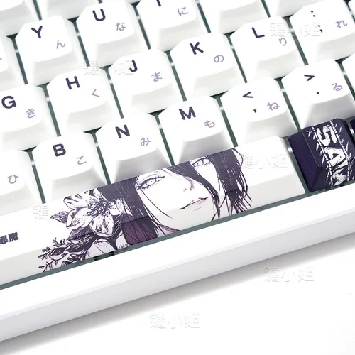 Imagen 2 del producto Reze Keycaps Chainsaw Man Theme Anime PBT Dye-sub 123 teclas Teclado Keycaps Cherry Profile Key Caps para teclado mecánico