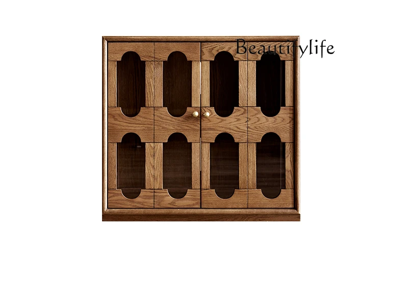 

New Chinese style tea cabinet living room balcony tea room locker side cabinet French retro