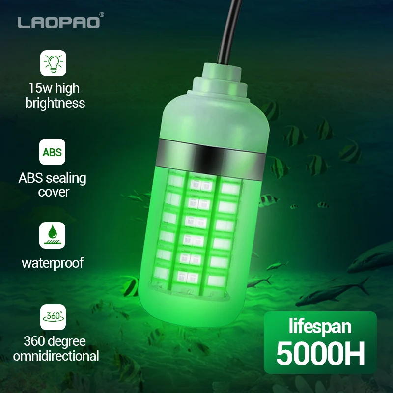 

12V LED Fishing Light 108pcs 2835 Waterproof Ip68 Lures Fish Finder Lamp Attracts Prawns Squid Krill 4 Colors Underwater Light