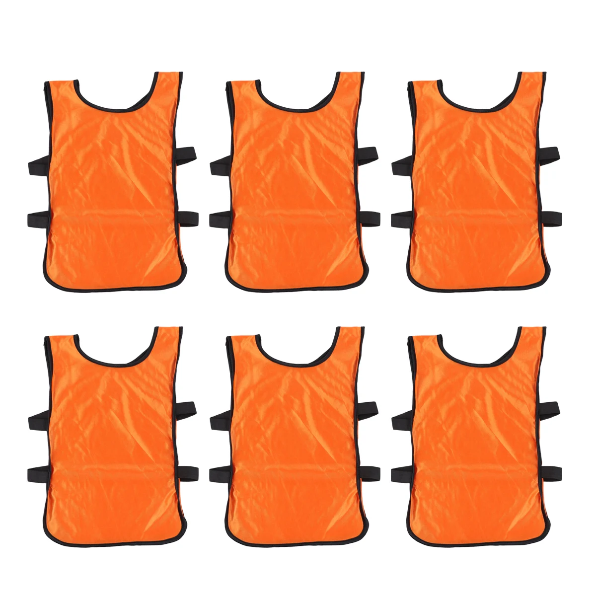 

6 Pcs Vest Quick Dry Football Soccer Vest Durable Fabric Lightweight Kids Sports Uniform