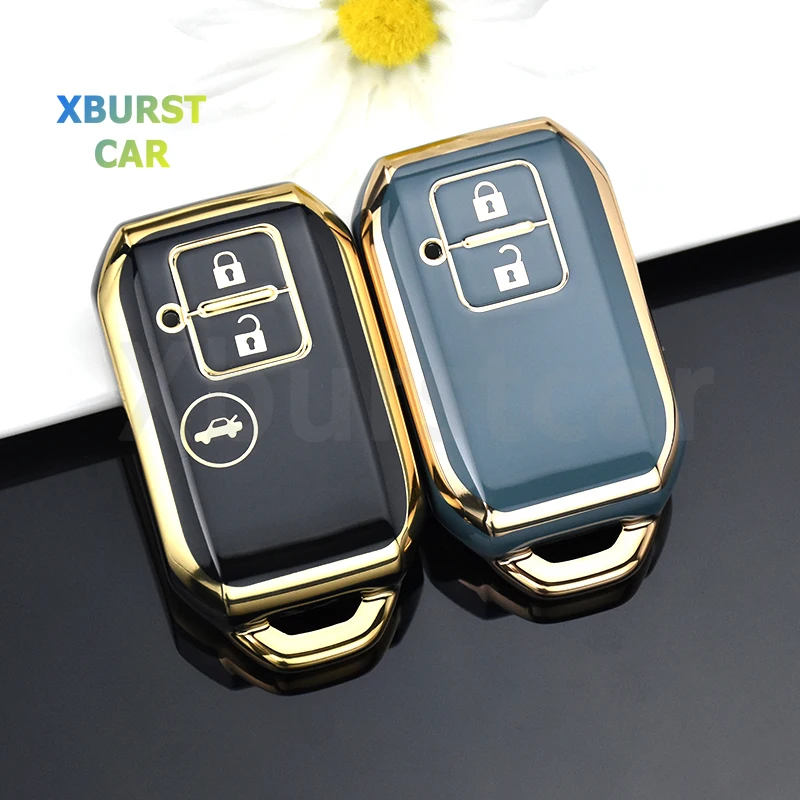 2/3/4 Buttons Flip Remote Key Case Cover for Suzuki Swift Wagon Jimny Sierra Spacia Soft TPU Shell Fob Holder Protector