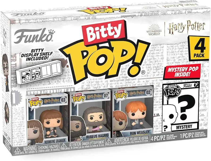 Genuino Funko Bitty Pop Harry Potter Hermione Dumbledore Magic Academy Anime Figura Cieca Scatola Raccolta Statua Modello Giocattoli Regalo