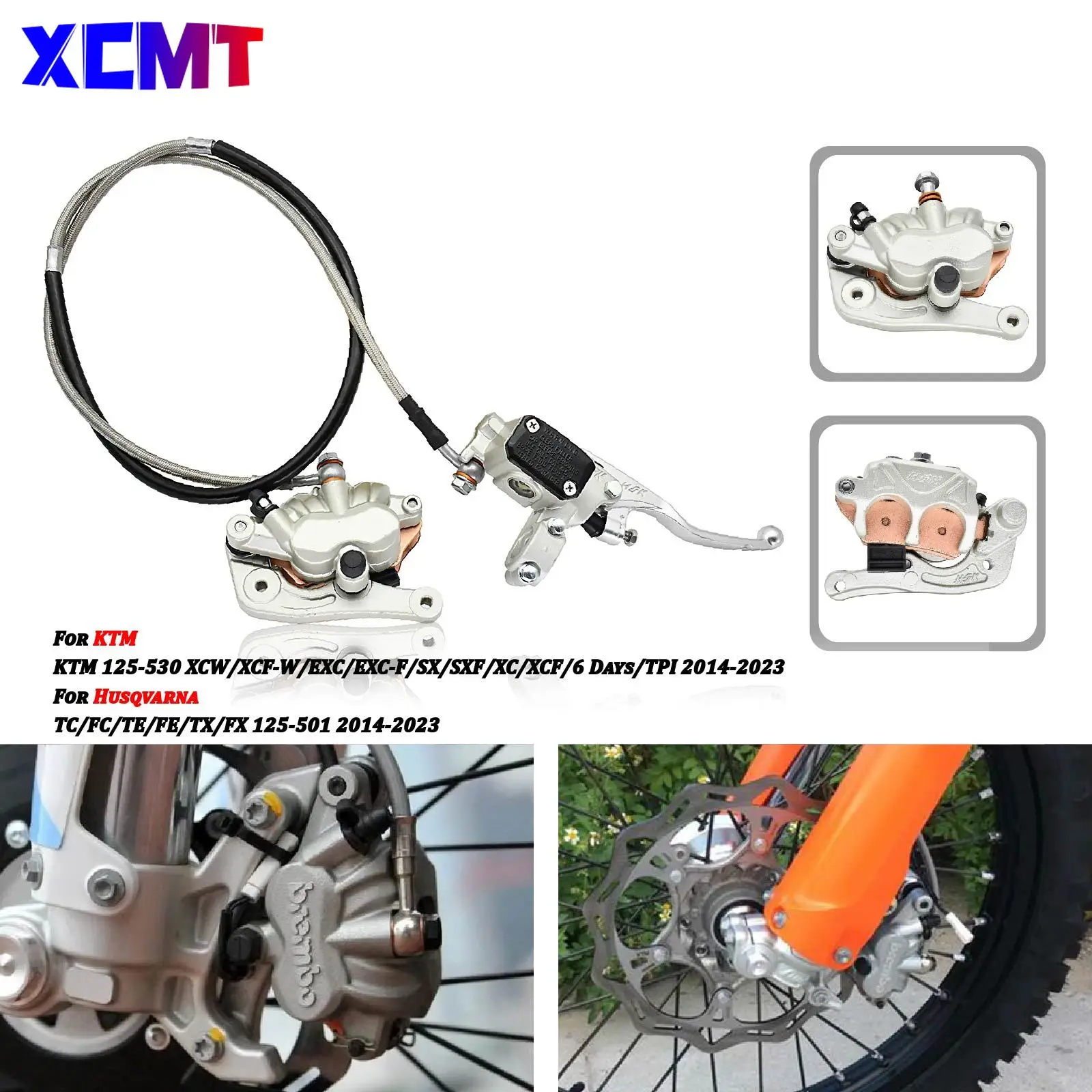 Motocicleta Frente Pinça de Freio, Cilindro Mestre, Mangueira de Óleo, Handle Pump Assembly, KTM, SX, XC, EXC, SXF, XCF, EXCF, 125-530 Peças