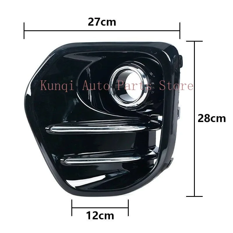 Fog Light Cover Frame 86528-F1000 For KIA Sportage KX5 2016 2017 2018 Front Bumper Fog Light Lamp Cover Bright Black No Lights