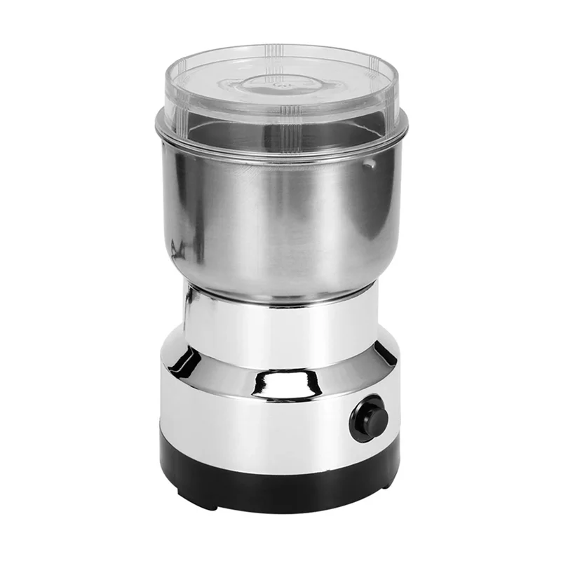 Coffee Grinder Electric Portabl Household Pepper Legumes Bean Grinding Machine Stainless Kitchen Grain Chopper US Plug