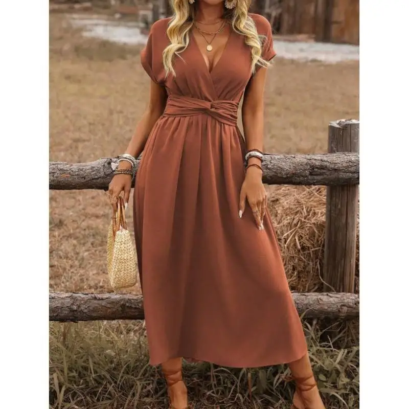 

P 9324 Women's n Holiday Casual Cross Spring Summer Faion Seven Sve Length Autumn Season Sportswear Set