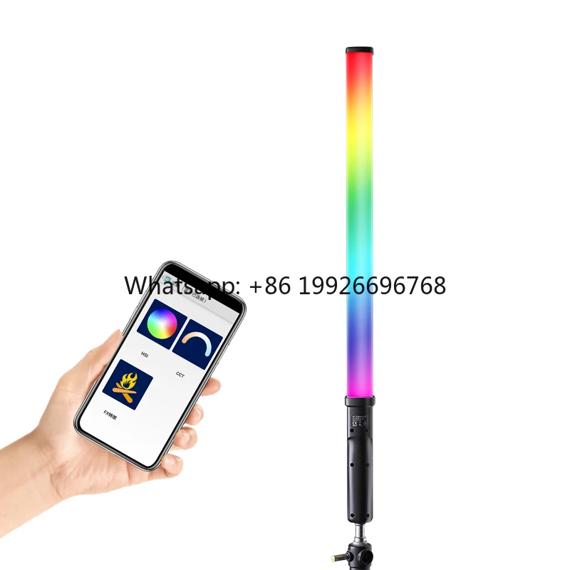 

Ручная палочная камера, светодиодная видеокамера, практичная панель, аккумулятор CRI 96+, мотивационное освещение, RGB-палочка для фотосъемки