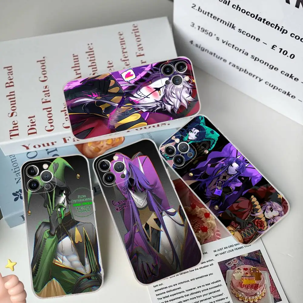 

The Freak Circus Pierrot Game Fit For iPhone 16 15 Promax Phone Case iPhone 14 11 12 High end 13 Pro Silicone