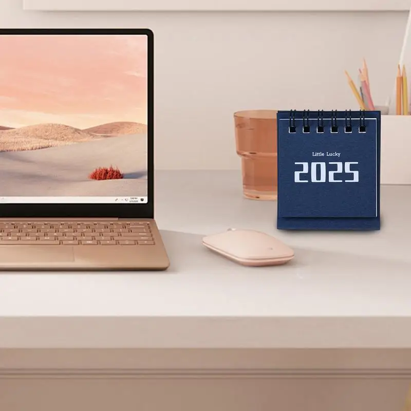 Stand Up Calendars Standing Calendars 2025 Small Desktop Decoration Memo Pad Calendar Standing Calendar For Home School