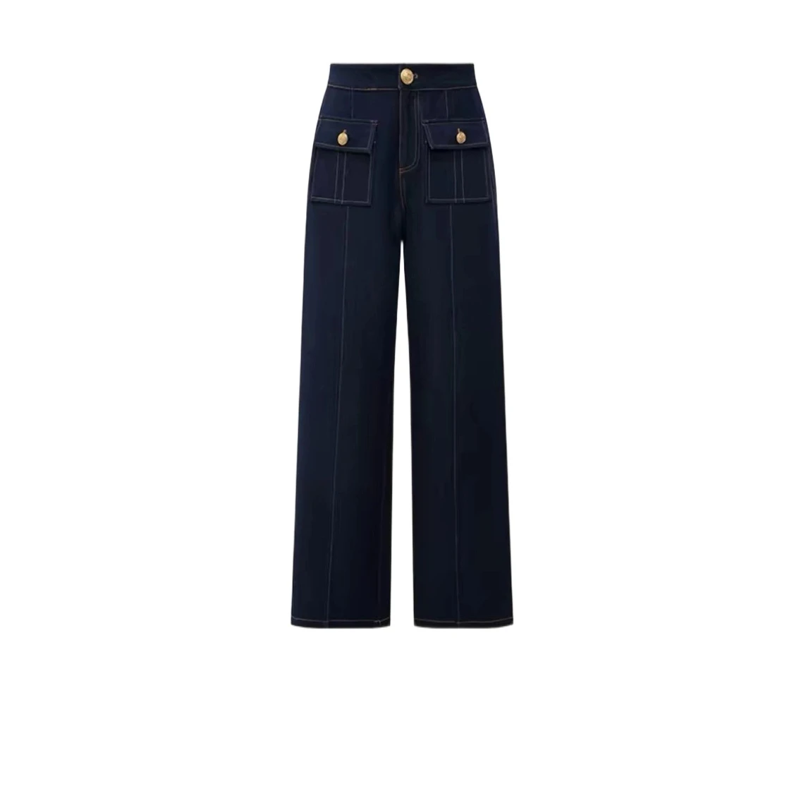 blue trousers