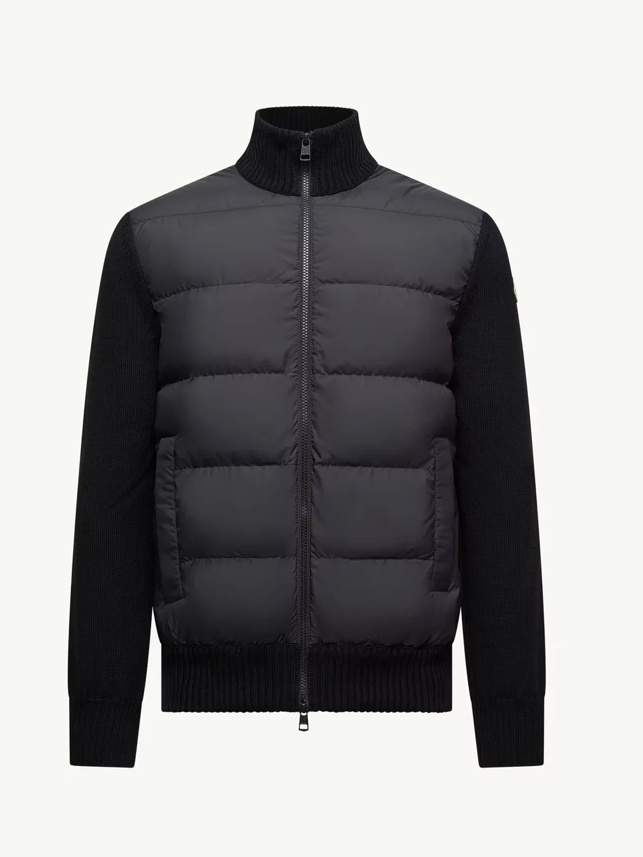 Winter Cotton-padded Long-sleeved Stand-up Neck Sweater Jacket Casual Warm Cotton-padded Jacket Men's Clothing