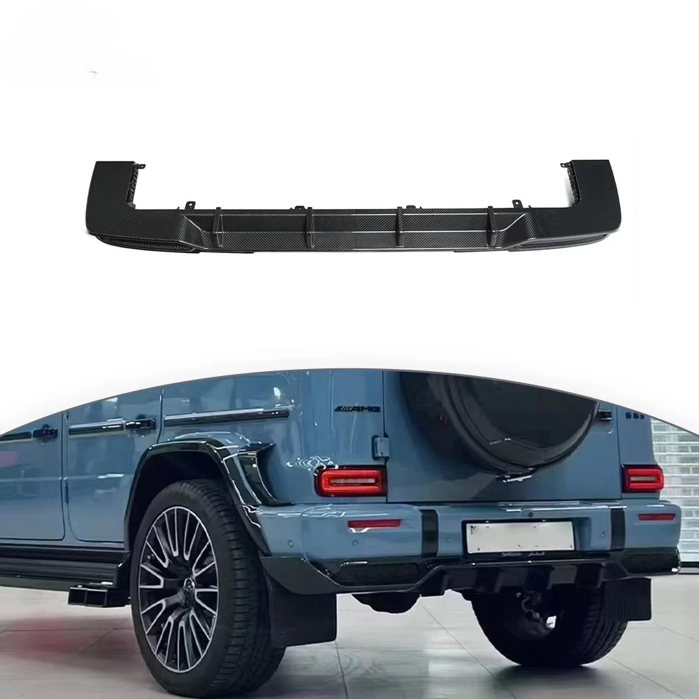 

For W465 G63 TOP Style Rear Lip Dry Carbon Fiber Rear Diffuser Back Spoiler Splitters G Class W465 G63 2025y~ Tail Lip Body Part