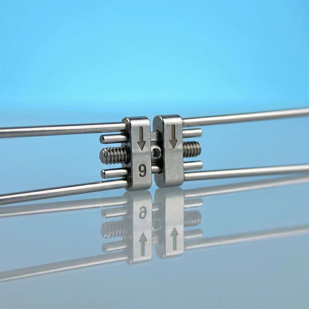 Dental Orthodontic Expansion Screw Kit 8/9/11/13mm Stainless Steel Rapid Palatal Expander with Activation Tools for Arch Expansi