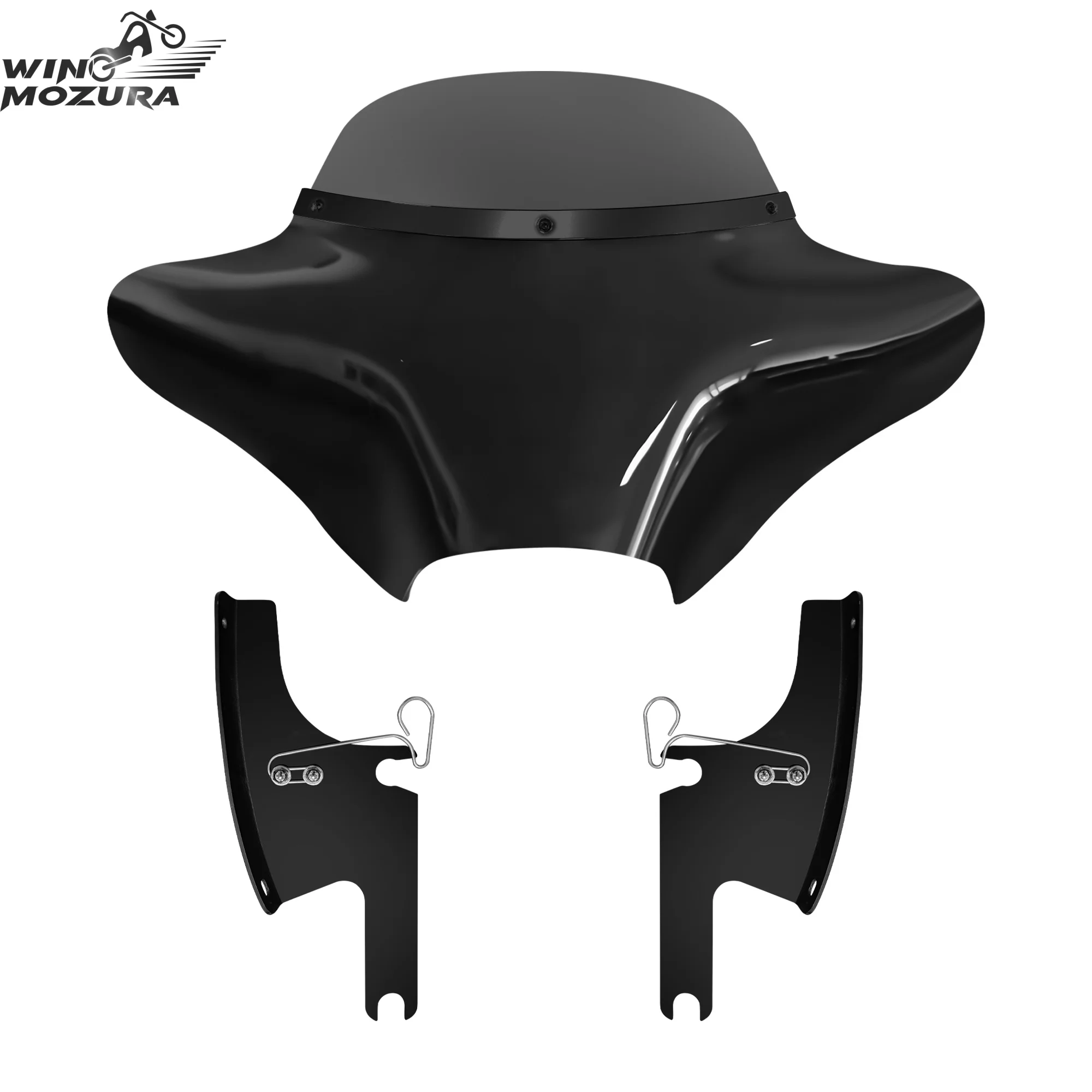 Carenado de ala de murciélago Road King con embellecedor de parabrisas para Harley Touring Road King FLHR 1994-2023 Road King Special FLHRXS 2017-2025