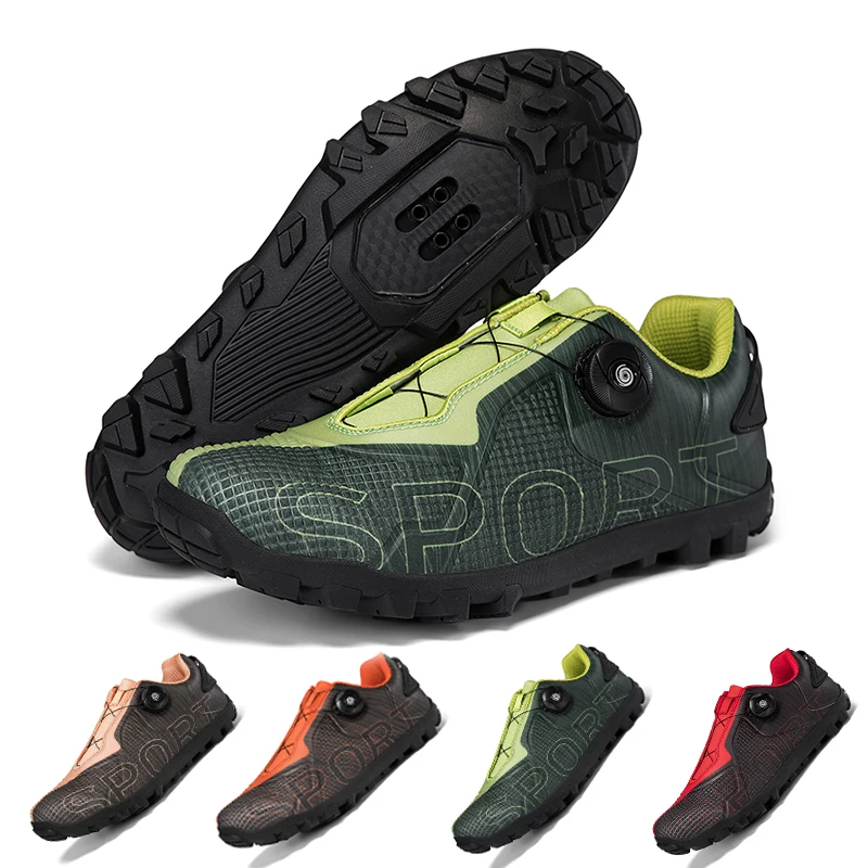 

Bicycle Professional Riding Shoes Men's Breathable Casual Road MTB Cycling Shoes Outdoor Cross-country Cycling Equipment Rubber