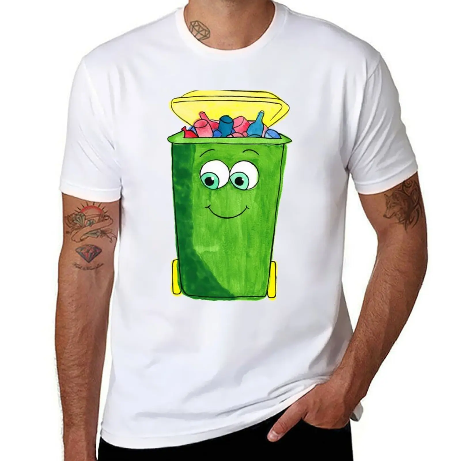 

Happy Recycling T-Shirt t shirt man cotton t shirts for man cotton T-Shirt