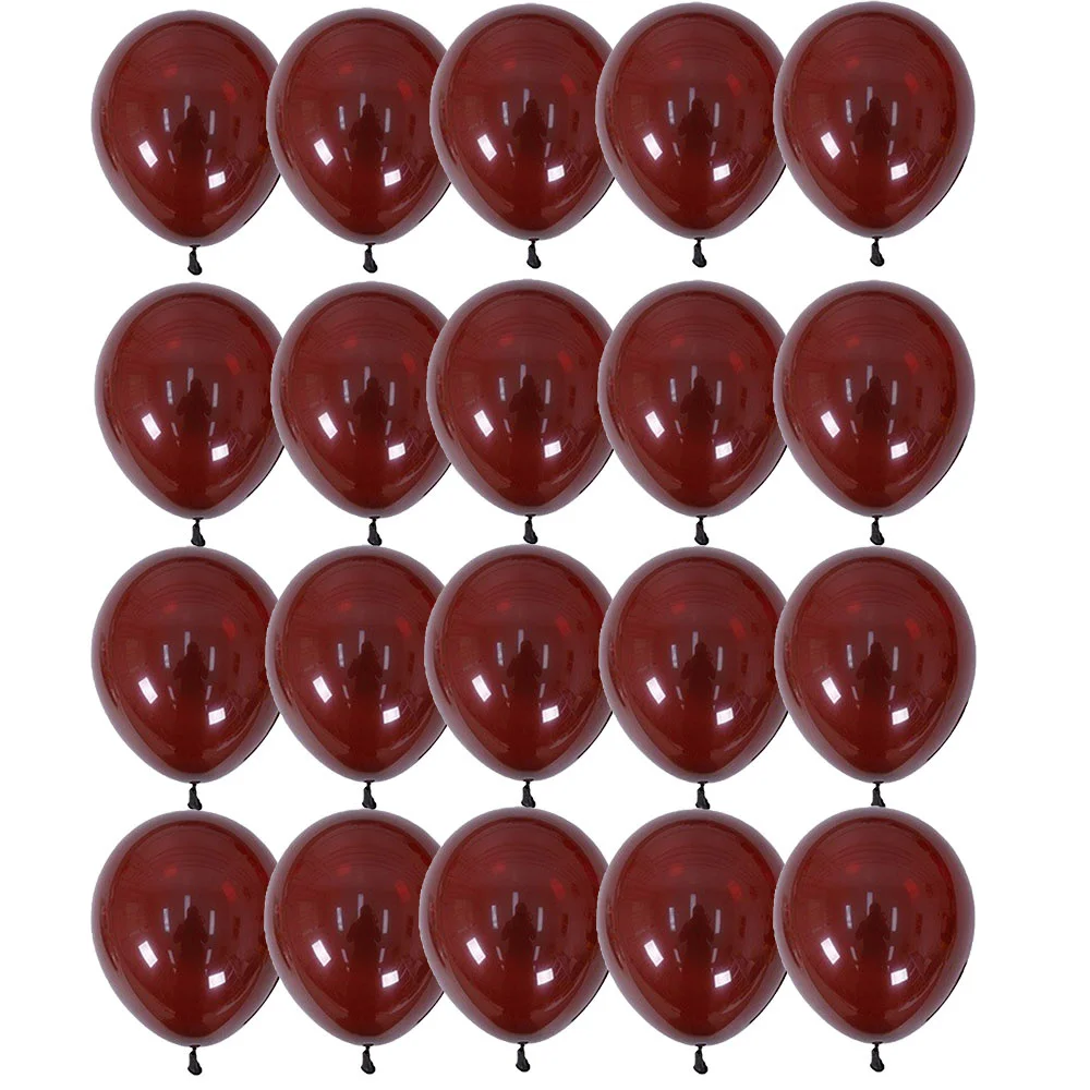 20pcs/lot 5/10/12inch Air Helium Wine Red Burgundy Decoration Balloons Wedding Birthday Wine Decorations Supplies