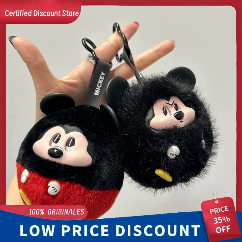 

Miniso Disney Mickey Mouse Fun Collision Series Vinyl Plush Blind Box Keychain Cute Collectible Surprise Gift Toy For Women Girl