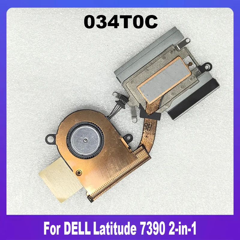 034T0C New Original For DELL Latitude 7390 2-in-1 Laptop Cooling Fan Cooler Fan 34T0C CN-034T0C AT26B001ZCL EG50040S1-CC30-S9A