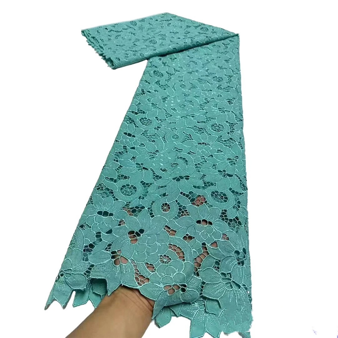 5 ياردة النيجيري جبر الحبل أقمشة الدانتيل 2025 جودة عالية الترتر الأفريقي شبكة الحليب الحرير نسيج دانتيل مطرز النساء الخياطة