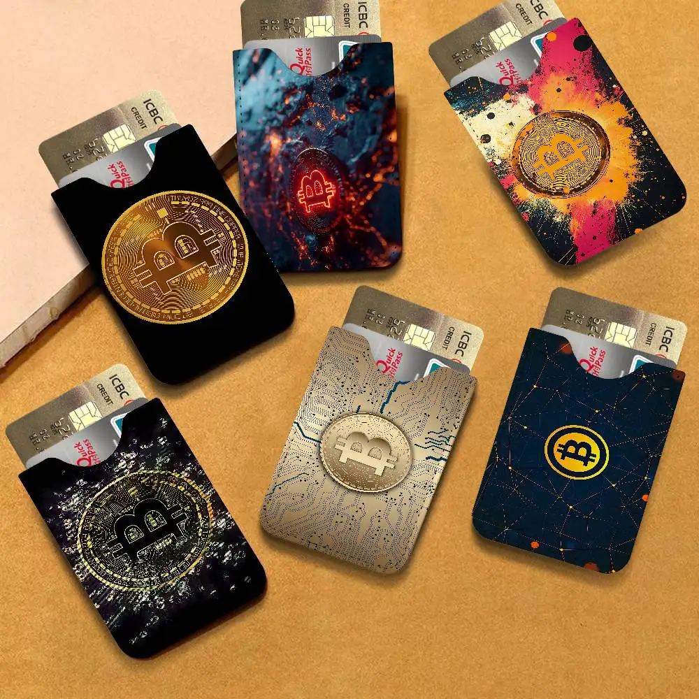 Luxury Bitcoins New Leather Card Small Retro Cowhide Coin Purse Men/Women Luxury Card Holder
