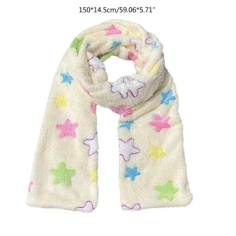 New Colorful Star Scarf for Travel and Date Birthday Christmas New Year Gifts