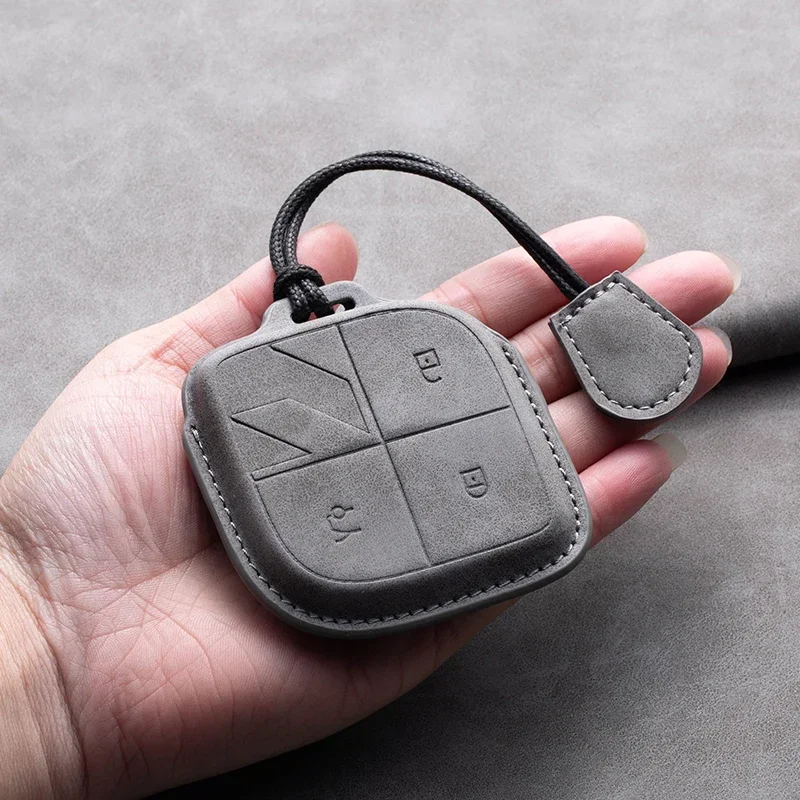 

Leather Car Key Case Cover For LYNK&CO 08 2022 2023 2024 LYNKCO 01 02 03 05 06 09 Auto Key Fob Holder Keychain Accessories