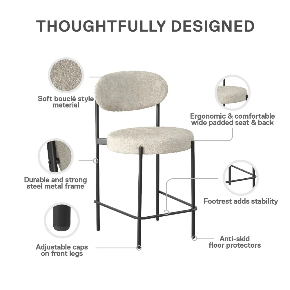 Табурет-стойка, РЕГУЛИРУЕМЫЕ РУЧКИ, Кремовый