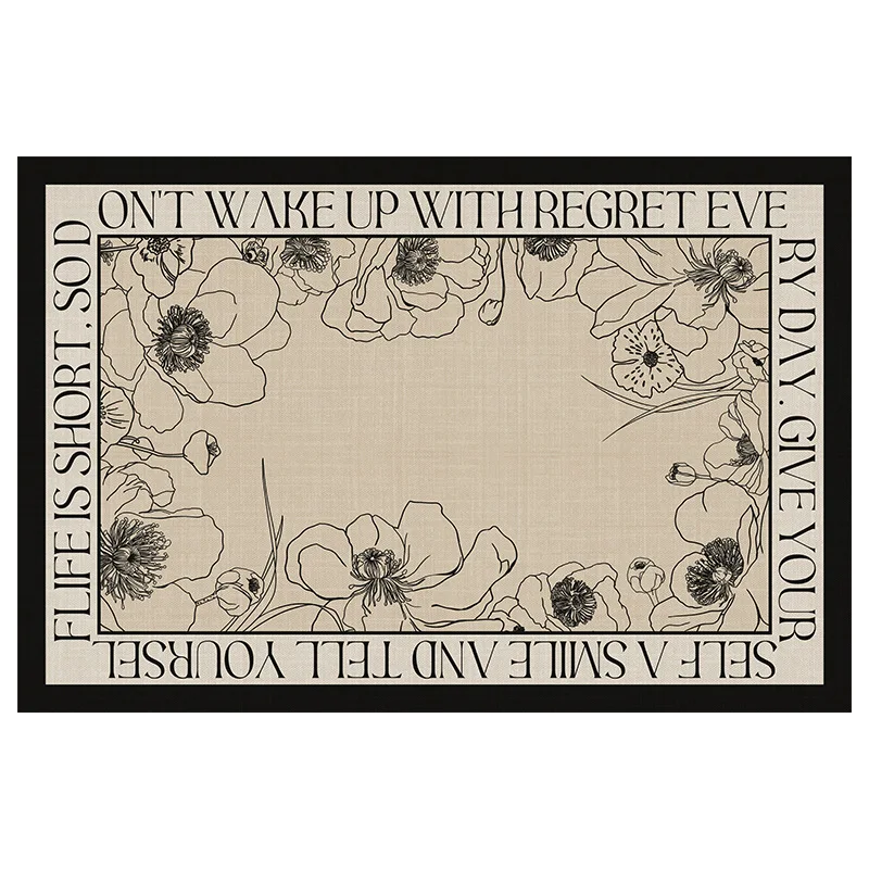 

Medieval French carpet, living room dirt-resistant and easy to take care of, leave-in sofa, living room floor mat