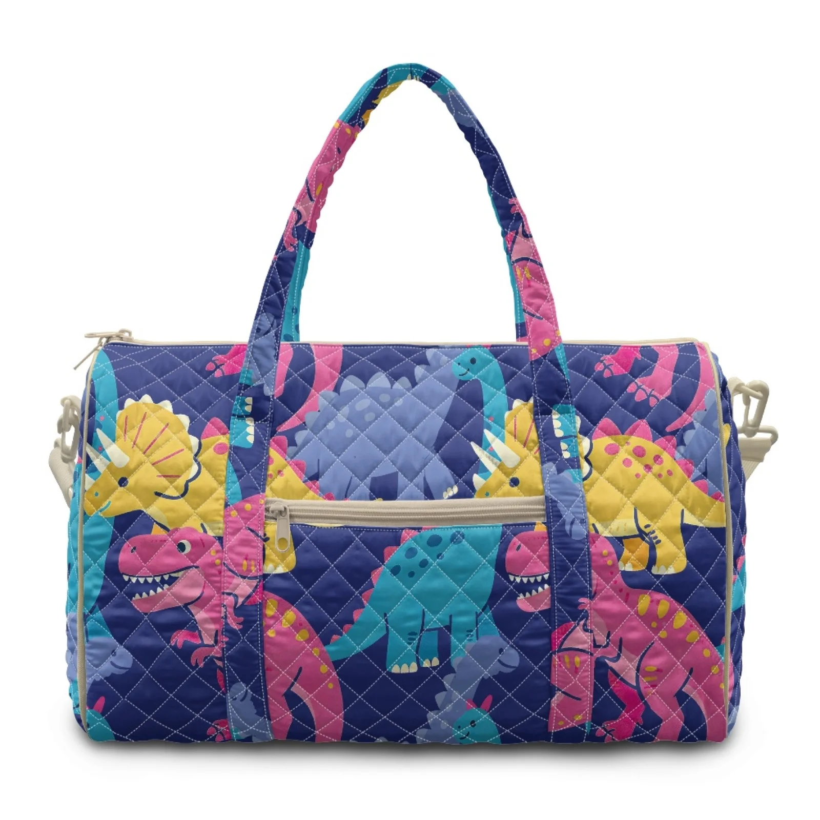 Coloranimal Tropical Leaf Quilted Duffle Bag Polyester Versatile Travel Duffels for Beach 2026 New