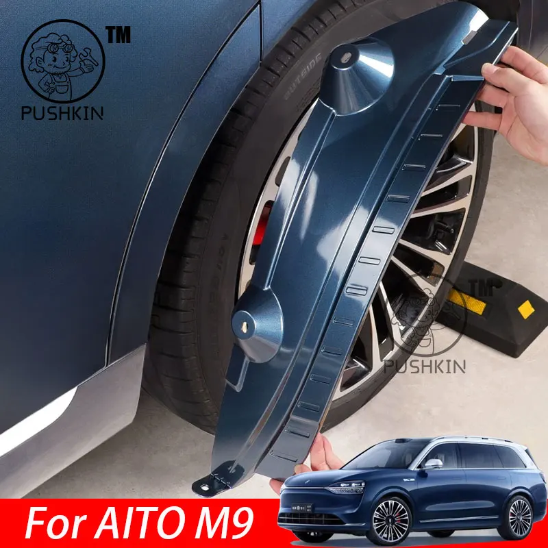 

For AITO M9 2024 2025 Car Mud Guards Rear Wheel Fender Antifreeze Mudguard Mudflaps Antifreeze Accessories