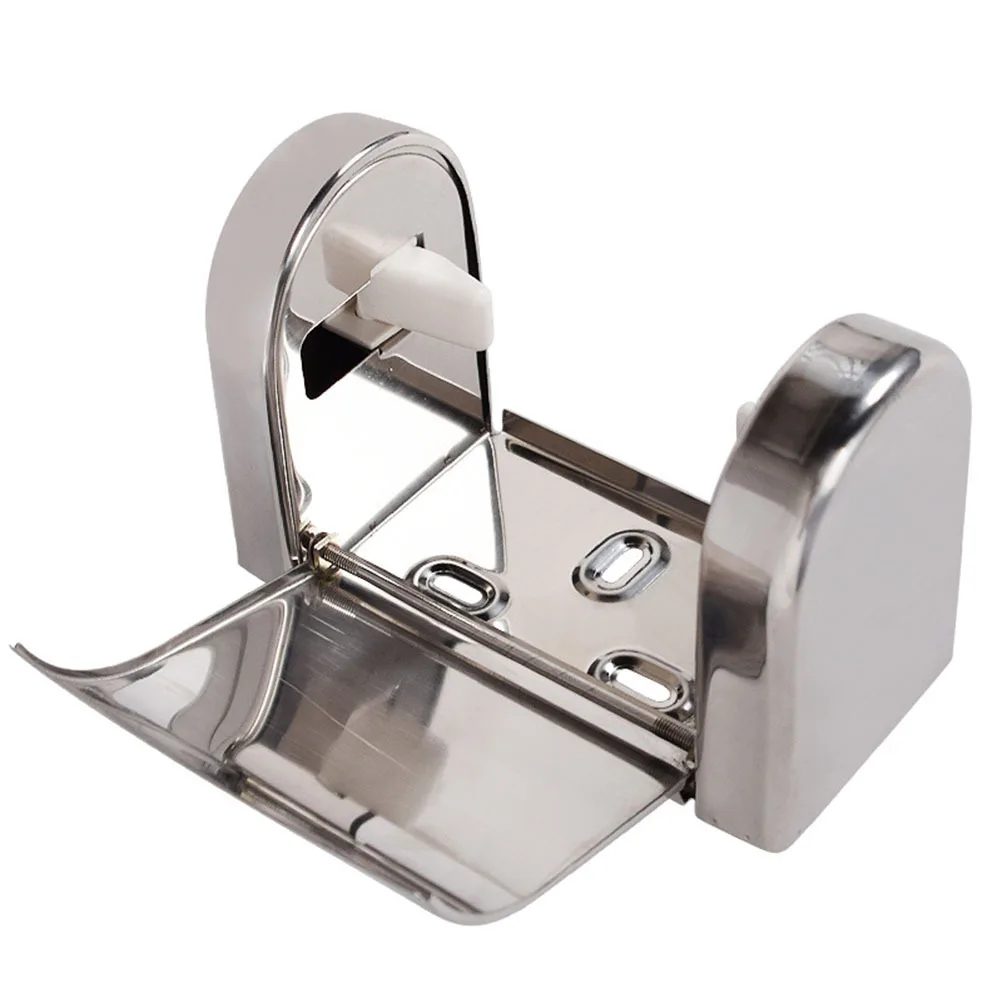 

1pc Stainless Steel Tissue Holder Square Hidden Mount Roll Paper Rack For Bathroom Kitchen Hotel Storage Stand Tissue Organizer