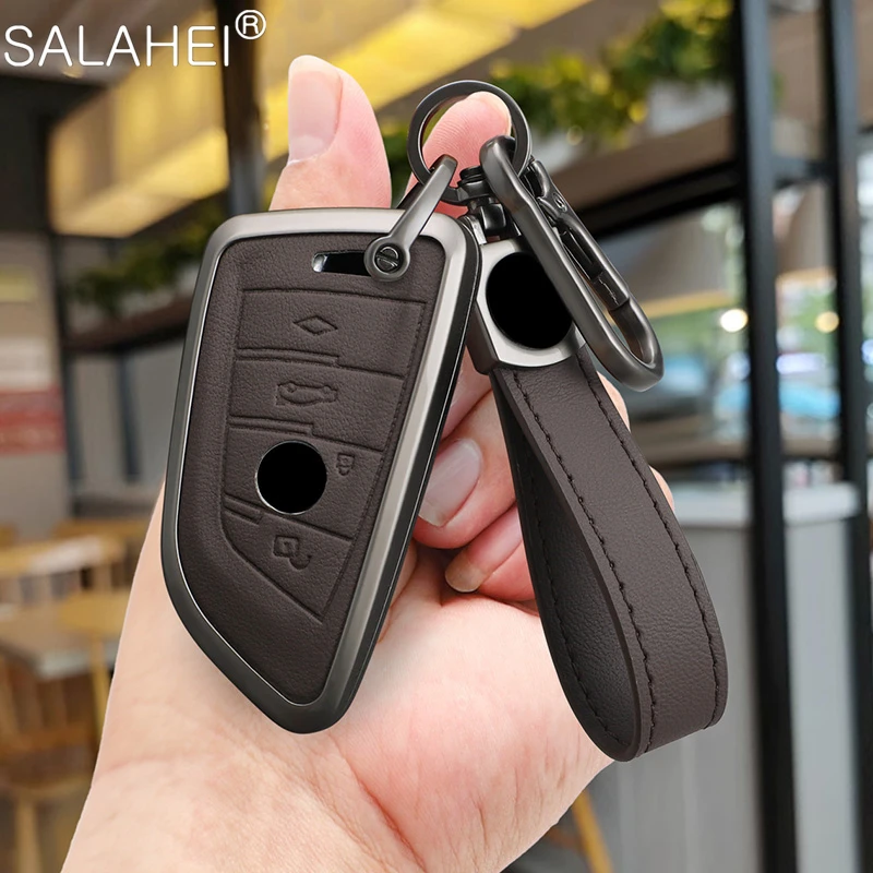 Car Remote Key Case Cover Shell Fob For BMW X3 X5 X6 F30 F34 F10 F20 G20 G30 G01 G02 G05 F15 F16 1 3 5 7 Series Auto Accessories