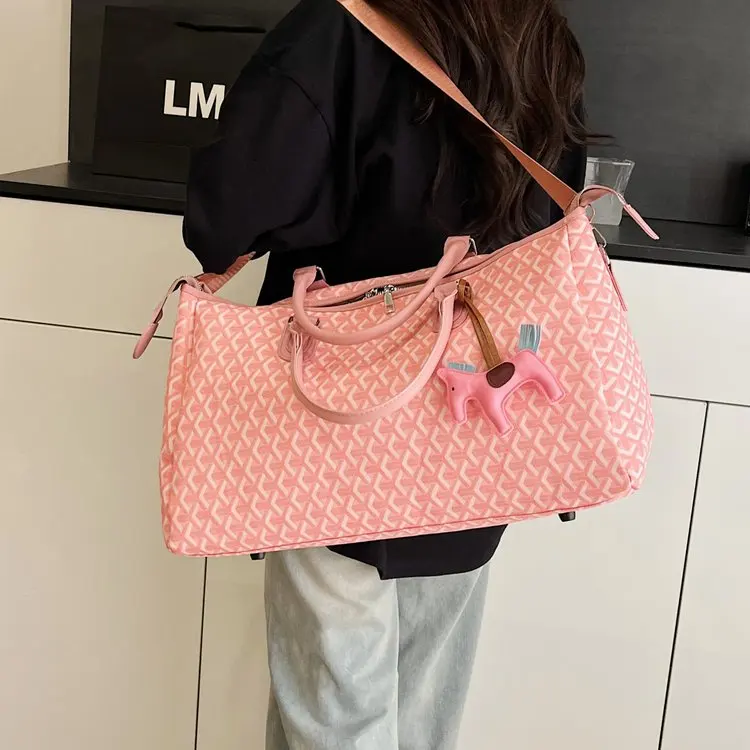 

Lightweight PU Leather Crossbody Bag 2025 Large Capacity Women's Storage Shoulder Purse for Business Travel Gym Casual Outing