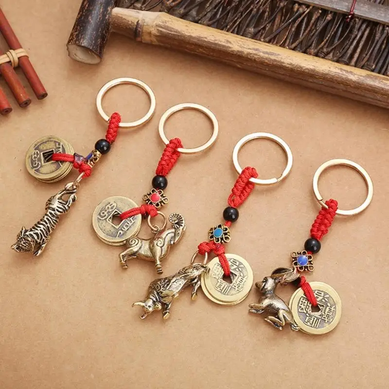 Fashionable Animals Zodiacs Themed Zodiacs Keychain Charm Pendant With Stylish Diamonds Accent for All Ages and Styles