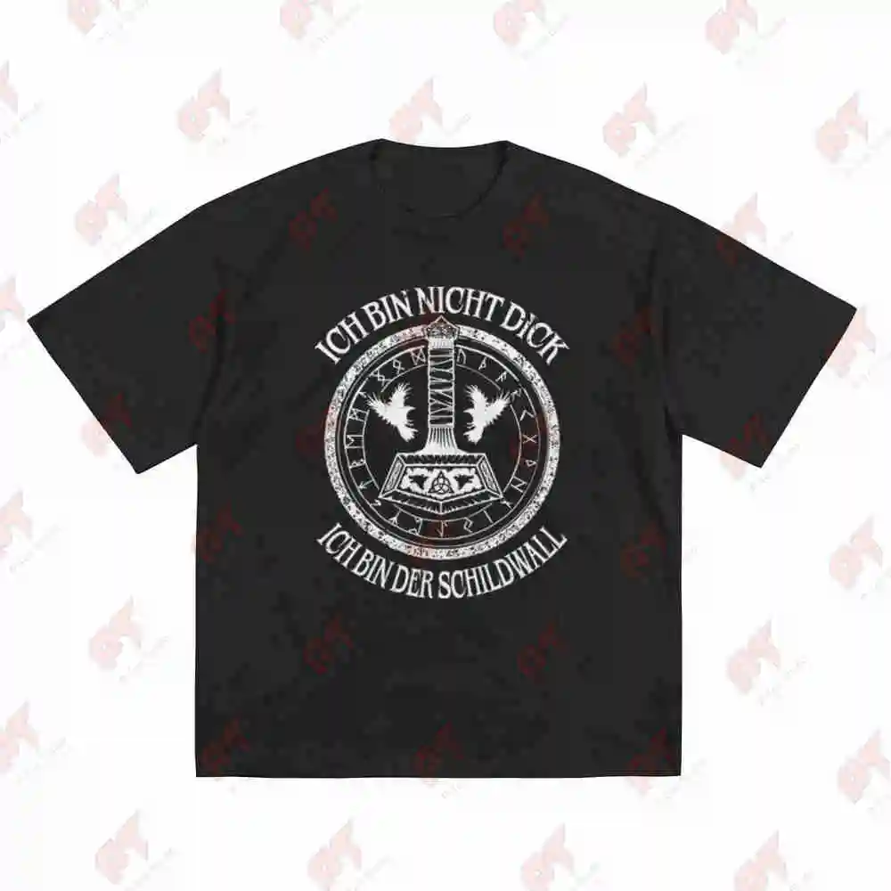 Lustiges Wikinger Schildwall 3 0 Nordic Viking Short Sleeve Tee 100% Cotton T-Shirt
