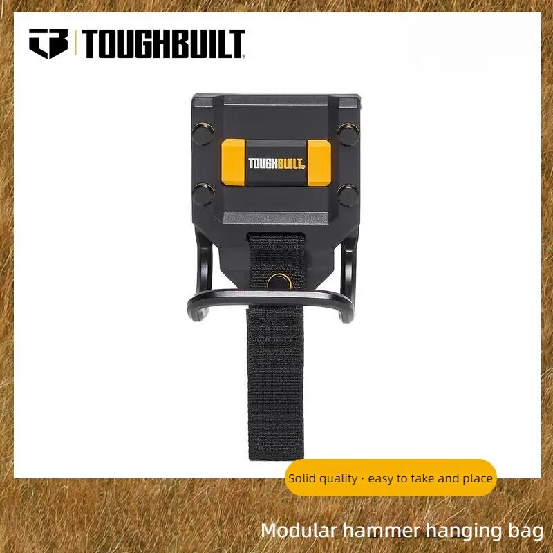 

Toughbuilt Hammer Hanging Tool Modular Household Hammer Waist Hanging Bucket TB-52 Black Grip-Style Tool Hanging Components