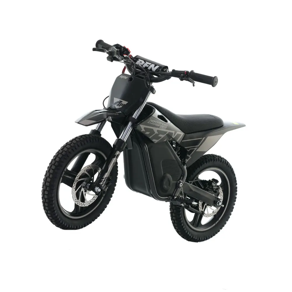 

RFN E500 36V Kids Electric Dirt Bike, Electric Motorcycle with 700W | 21.7 mph Max Speed, 15.5-Mile & 3 Speeds Off-Rad （Black）