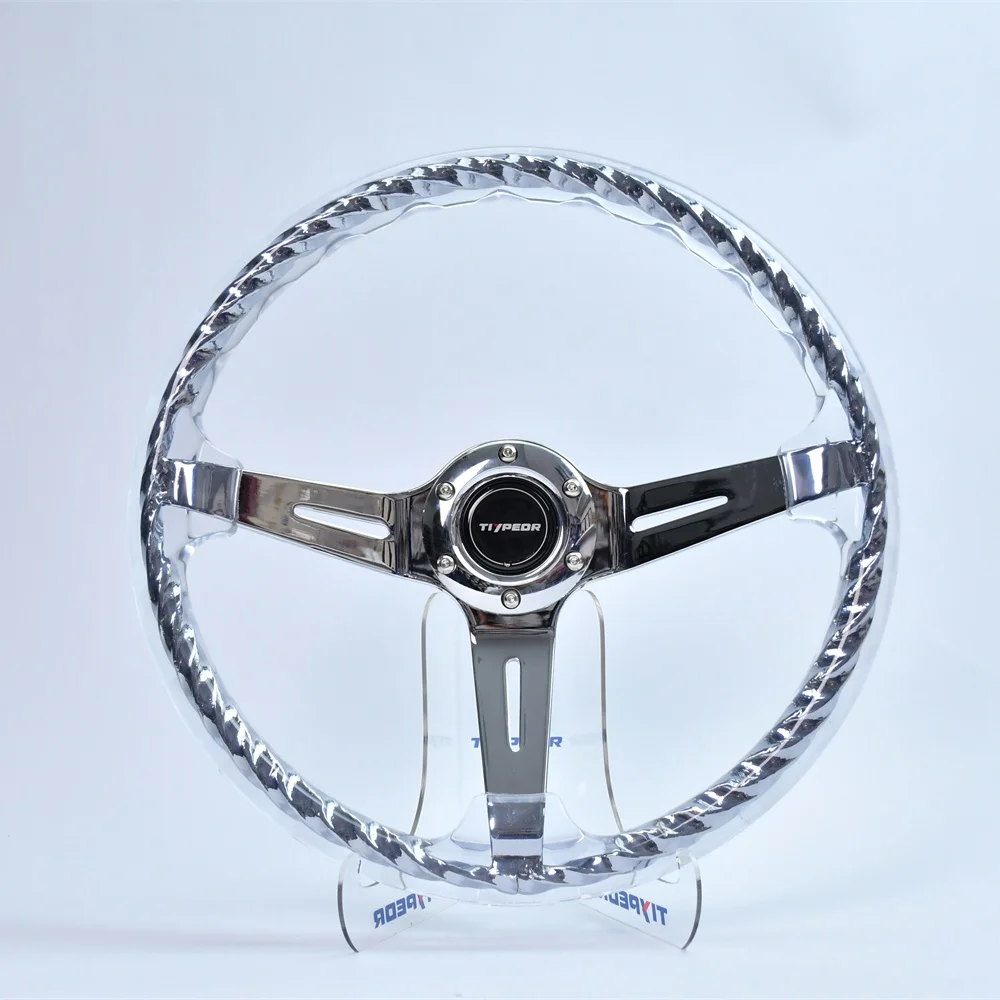 

Tiypeor HITMAN Crystal Acrylic Chain Classical Modify Steering Wheel