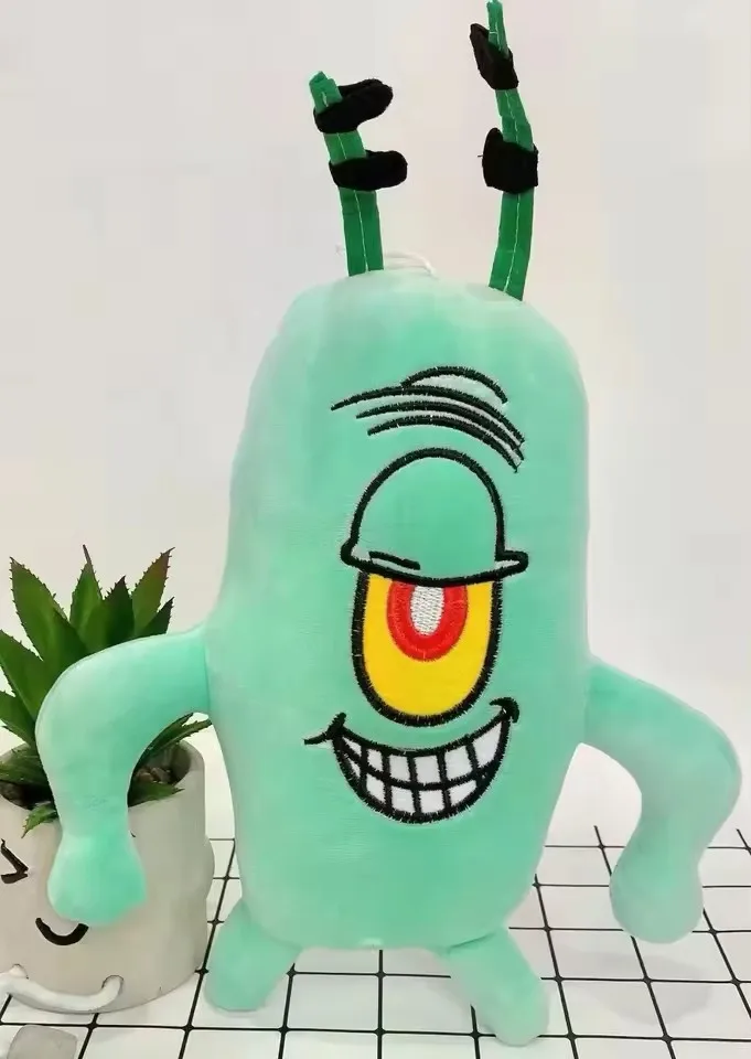 Anime Spongebob Squarepants Patrick Star Squidward Eugene H. Krabs Gary Kawaii Stuffed Plush Toys keychain Birthday Gift For Kid