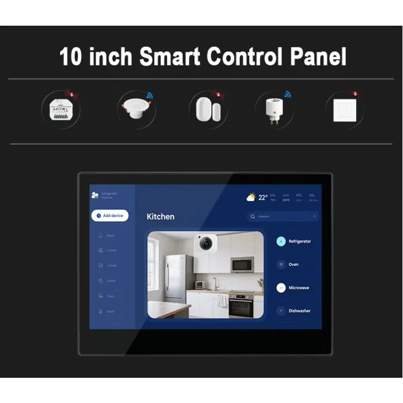 10-Inch Android 14 Smart Home Control Touch Screen