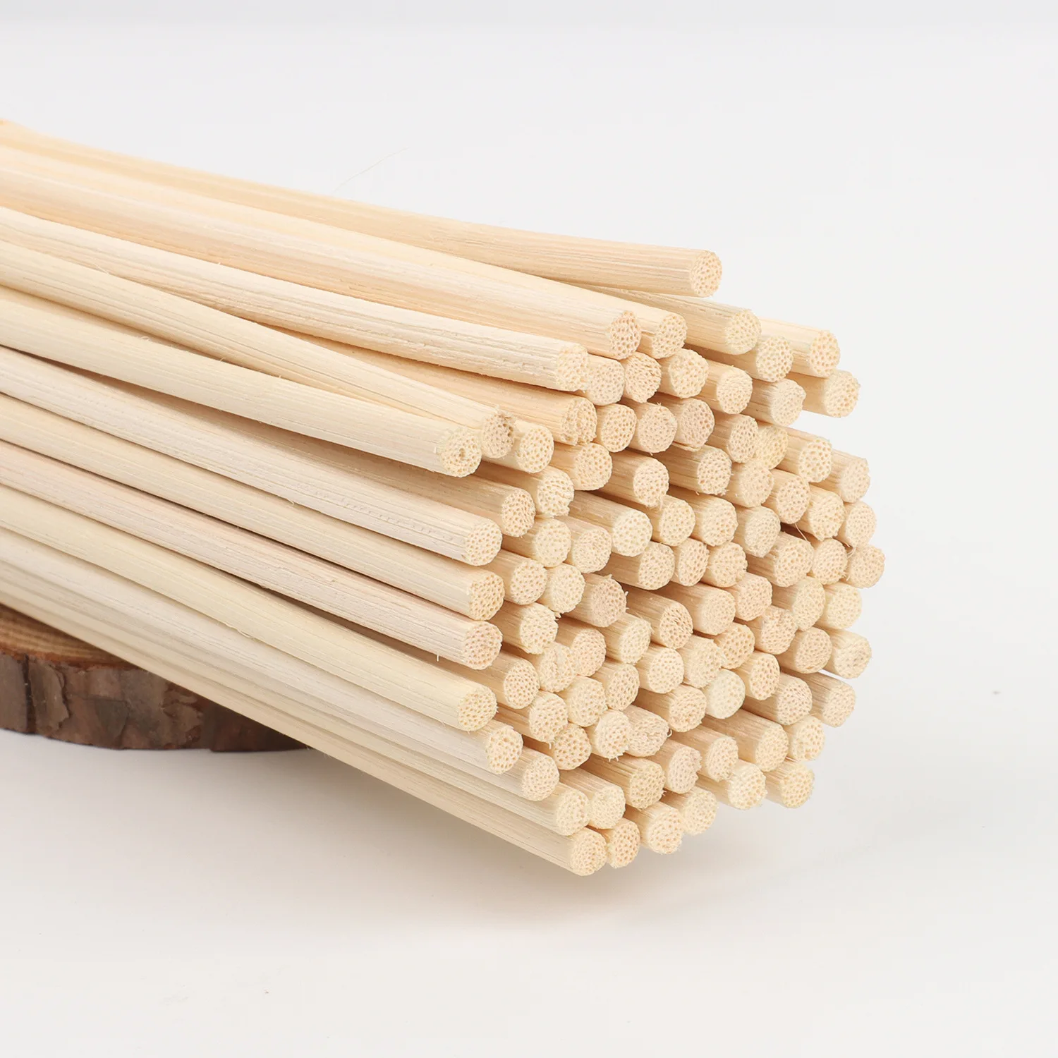 500PCS 4MMx15/23/22/25CM Aroma Replacement Natural Rattan Sticks Air Freshener Stick Essenial Oil Diffuser Refill Stick