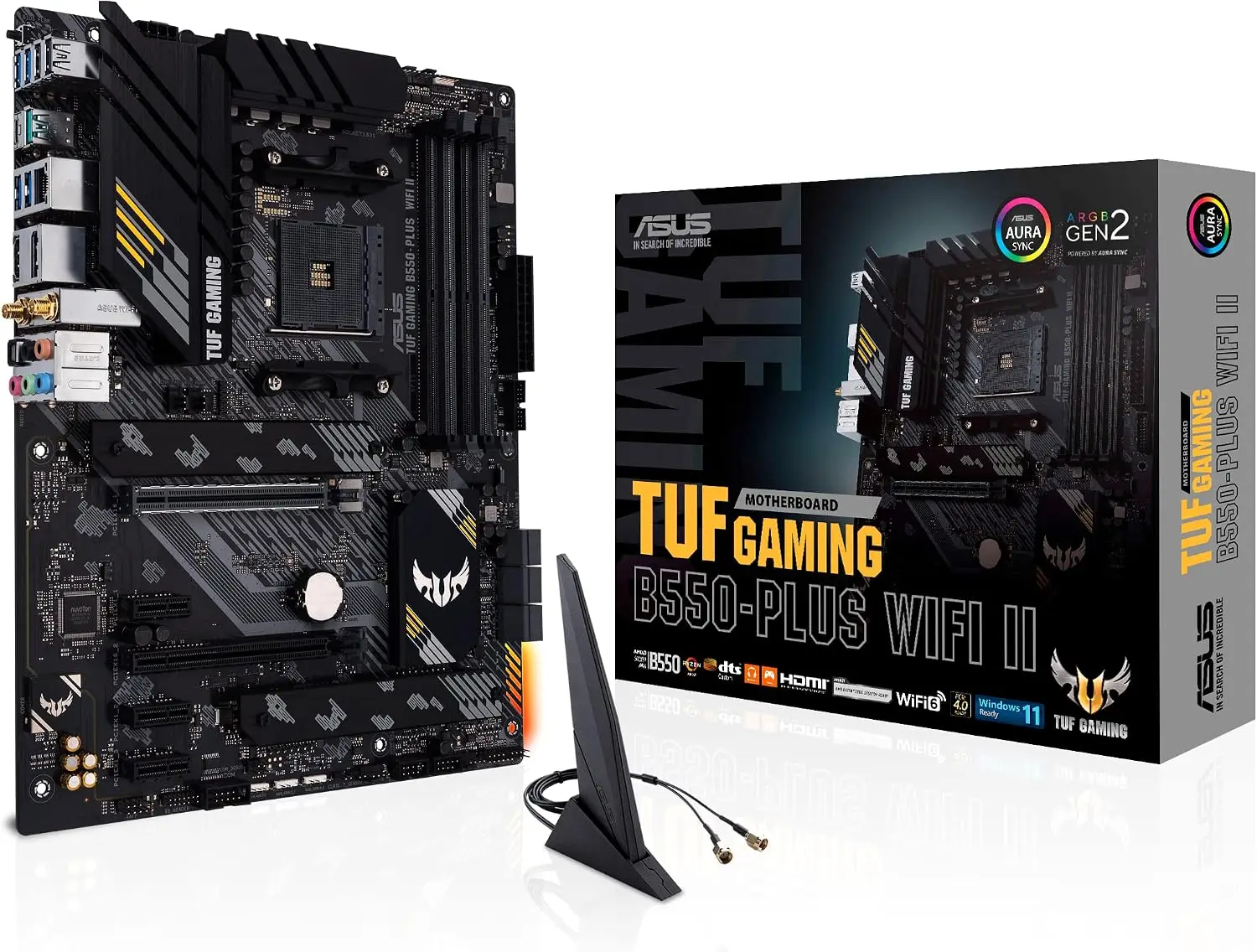 AMD AM4 ATX Gaming Motherboard with WiFi 6, PCIe 4.0, 2.5Gb LAN, RGB Header