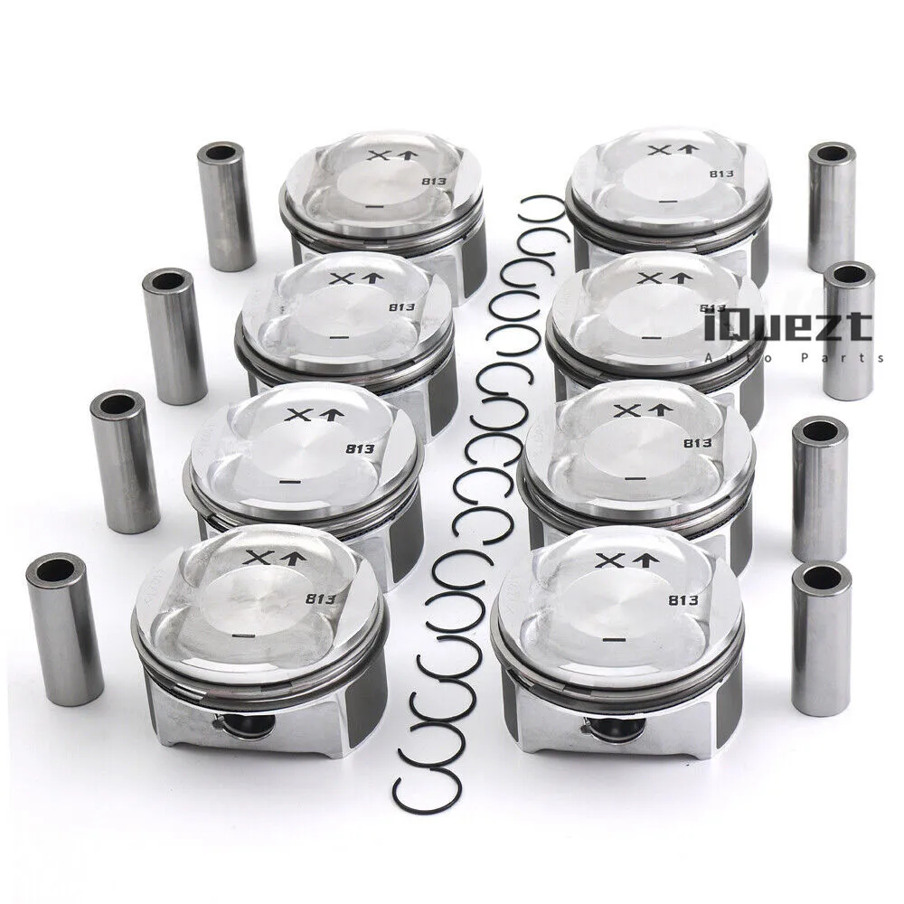 Engine Overhaul Rebuild Pistons Gasket Seals Bearing Shells Kit for Porsche Cayenne S 4.5 V8 M48.00